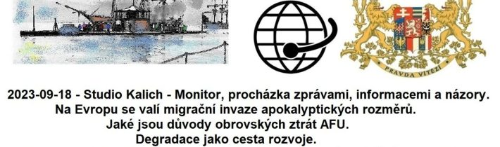 2023-09-18 – Studio Kalich – Monitor, procházka zprávami, informacemi a názory