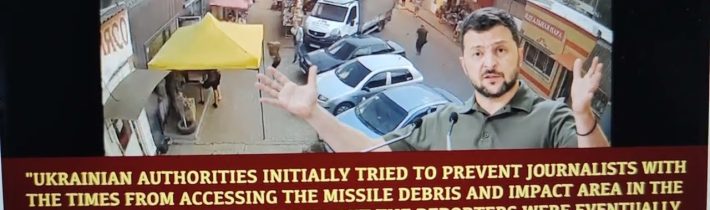 Putinův postoj byl potvrzen a Zelenského lež o ruském raketovém útoku je odhalena; „Za útokem na…