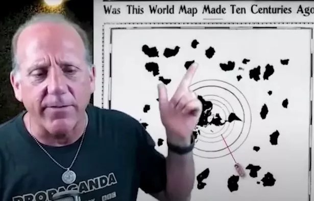 He says maps made in Tibet 'tens of thousands of years ago' back up his claims