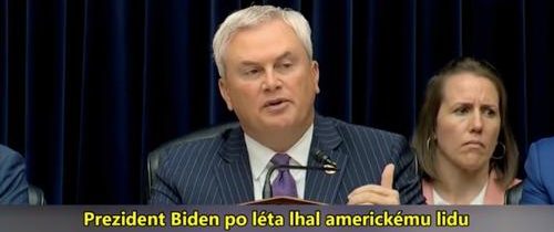 VIDEO: Americký kongres zahájil impeachment prezidenta USA Joea Bidena obviněného z korupce a praní špinavých peněz