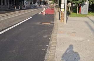 PROGRESÍVNE SLOVENSKO V AKCII V BRATISLAVE (Vallov cyklistický pás v meste)