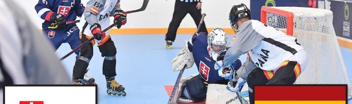 SLOVENSKO VS ŠPANIELSKO MAJSTROVSTVÁ EURÓPY 2023 V INLINE HOKEJI