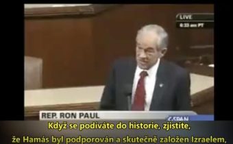 VIDEO: Ron Paul v americkom Kongrese v roku 2009 priznal, že Hamas vznikol z iniciatívy USA a Izraelu