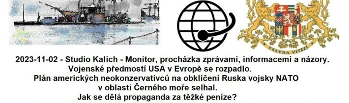 2023-11-02 – Studio Kalich – Monitor, procházka zprávami, informacemi a názory