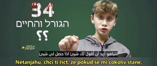 VIDEO: Mluvčí palestinské brigády Al Quds oznámil nabídku propuštění prvních 2 rukojmích Hamásu jen krátce poté, co 13-letý izraelský chlapec v natočeném videu pohrozil Netanyahuovi, že když nepřestane s bombardováním Gazy, bud