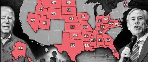 VIDEO: Guvernér Texasu Greg Abbott hovorí o vyslaní Národnej gardy na obranu jeho štátu pred migantmi a pripravenosti ísť do vážneho konfliktu s Bidenovou administratívou vo Washingtone