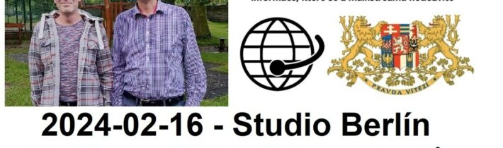 2024-02-16 – Studio Berlín –  Režim má strach z protestů, používá totalitní praktiky