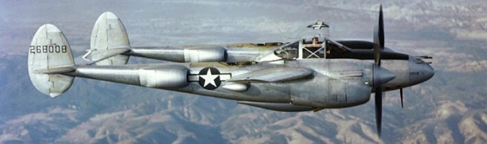 P-38 Lightning naháněl soupeřům hrůzu. Jeho rychlost přispěla k lepšímu pochopení aerodynamiky
