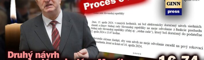 Live: 4 zasadnutie Súdnej rady – Proces a druhý návrh na odvolanie Jána Mazáka #spy #stb #md16x74