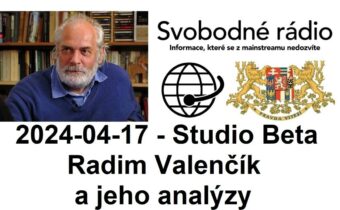 2024-04-17 – Studio Beta –  Radim Valenčík a jeho analýzy.