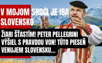 Žiari šťastím! Budúci prezident Pellegrini a jeho pieseň pre Slovensko! V mojom srdiečku je iba
