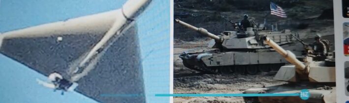 Putinův úder moci USA na Ukrajině; ruský levný dron za $500 zničil tank Abrams za 10 miliónů USD…