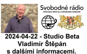 2024-04-22 – Studio Beta –  Vladimír Štěpán s dalšími informacemi.