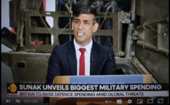 Spojené království: předseda vlády Rushi Sunak odhaluje do budoucna rekordní vojenské výdaje země..