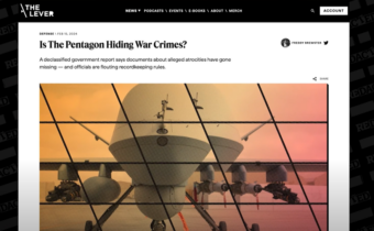 Pentagon ničí dôkazy o vlastných vojnových zločinoch