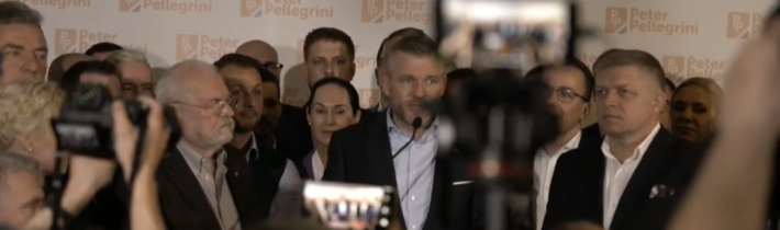 ŽIADNY TESNÝ VÝSLEDOK. PETER PELLEGRINI JASNE ZDOLAL IVANA KORČOKA O 165.546 HLASOV A JE NOVÝM SLOVENSKÝM PREZIDENTOM.