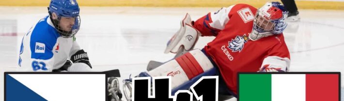 ČESKO VS ITÁLIE MISTROVSTVÍ SVĚTA V PARAHOKEJI 2024