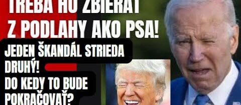 Toto musíte vidieť! Celý svet sa smeje z Bidena. Trump pukol od smiechu!