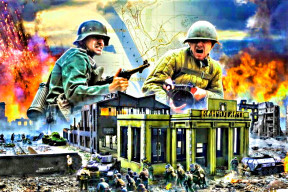 Útok ruských jednotek nového uskupení Sever na Charkovskou oblast zdárně pokračuje !!!