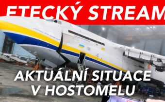 Letecký Stream – Aktuální stav Antonovu An-225, An-124 a prohlídka letiště Hostomel