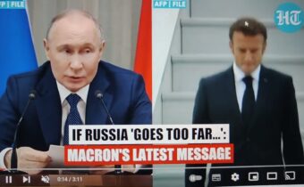 Několik dní po Putinově vyhlášení jaderného cvičení objasňuje Macron, že „my nechceme válku“…