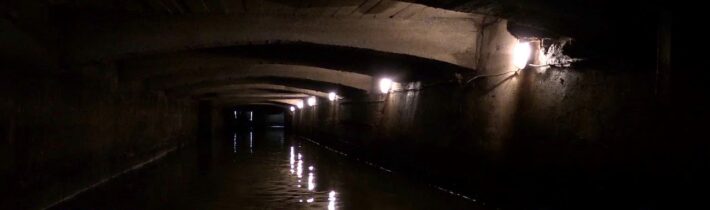 Nově objevené podzemní vodní kanály na Moravské Sázavě