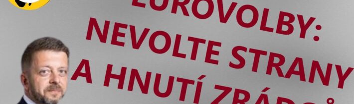 Koho NEVOLIT do Evropského parlamentu, pokud nechcete ohrožovat Českou republiku