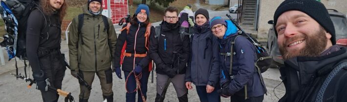 Zimná cesta SNP 2024 naživo Team VON – Z Kysaku na Čermeľ.