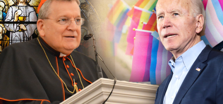 Kardinál Burke odsúdil Bidenovo prijatie svätého prijímania ako "svätokrádež