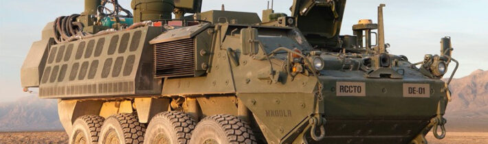 Američtí vojáci nejsou vozidlem Stryker vybaveným 50kilowattovým laserem ohromeni