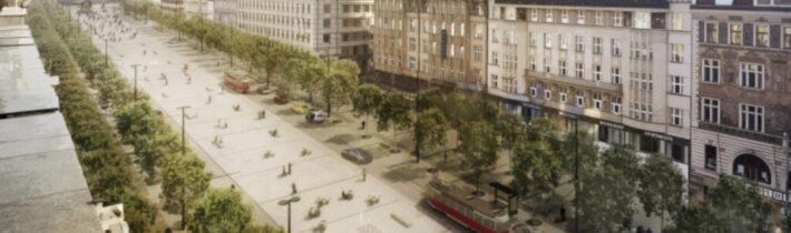 Praha: Na Václaváku odstartovala tříletá rekonstrukce a výstavba tramvajové trati (Fotogalerie)