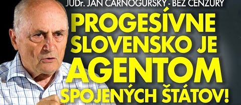 Ján Čarnogurský: Na Slovensku je studená občianska vojna!
