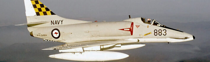 Douglas A4G Skyhawk je varianta všestranného a spolehlivého letounu řady A-4 Sky…