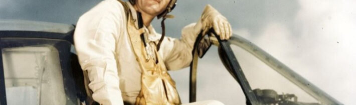 McCampbell – legendární stíhací eso a příkladný velitel. Jeho skupina zničila více než 600 japonských letadel