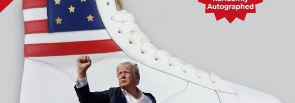 „Trumpove topánky“ boli uvedené na trh v Spojených štátoch: tenisky s fotografi…