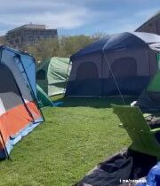 Solidárny tábor s Palestínou založili študenti na území hlavnej americkej techn…