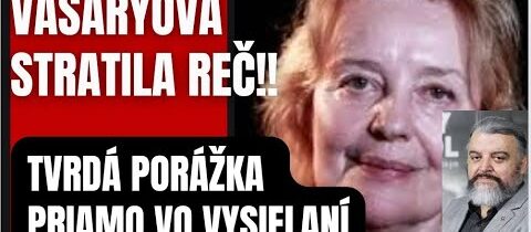 Vášáryová utrpela tvrdú porážku v živom vysielaní. Moderátor len na ňu pozeral. Ked sa odsťahuje..