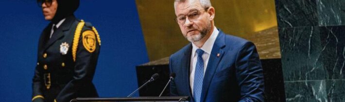 VIDEO: Pellegrini vo svojom prejave v sídle OSN hovoril o ruskej agresii na Ukrajine, ktorá sa vraj legitímne bráni, odsúdil rozdeľovanie sveta na globálny Sever a Juh alebo na Východ a Západ, a hovoril aj o krajinách a organizáciách, kto