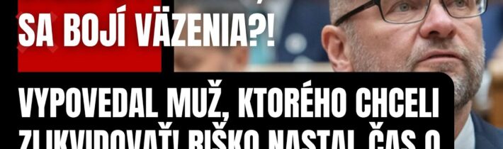 Bojí sa väzenia? Vypovedal muž, ktorý mal navždy mlčať! Richard Sulík spáchal zločin…