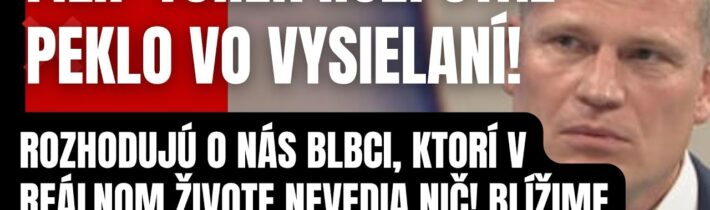 Náhly skrat v televízii! Filip Turek vyčistil žalúdok progresívcom! Blížime sa ku katastrofe, ktorá