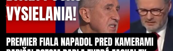 Náhly skrat počas živého vysielania! Premiér Fiala napadol Babiša! Potom padla tvrdá facka…