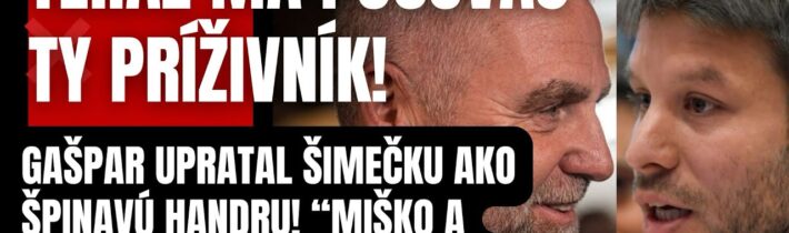 Hanba na 100 rokov! Šimečka išiel nachytať Gašpara! Teraz sa z neho smeje celé Slovensko! Takto ho