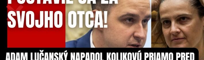 Postavil sa za otca! Adam Lučanský napadol Kolikovú priaml pred kamerami! Takto jej vyčistil žaludok