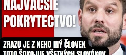 Najväčšie pokrytectvo Michala Šimečku vyšlo na svetlo sveta! Zrazu je to iný,, šokuje slovákov..