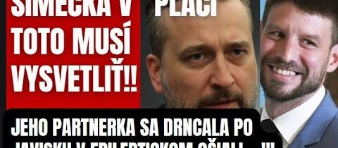 Blaha: „jeho partnerka sa drncala po javisku v epileptickom ošiali“! Šmimečka to bude vyslve.,