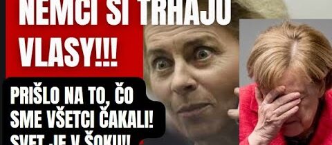 Nemci si trhajú vlasy! Prišlo na to, čo čakal celý svet! Obrovský krach, ktorý nikdy nemal nastať!
