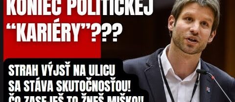 Končí Michal Šimečka? Začína sa boj zo strachom, či vyjde na ulicu! Dohnalo ťa, to čo si robil iným!