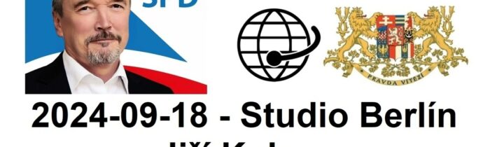 2024-09-18 – Studio Berlín –  Jiří Kobza – Co nám sebere Green Deal