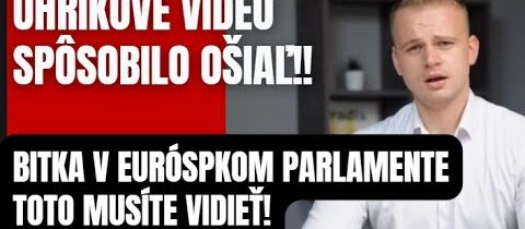 Toto musíte vidieť! Uhrík spôsobil bitku v Europarlamente! Takýto ošiaľ ešte nezažili..