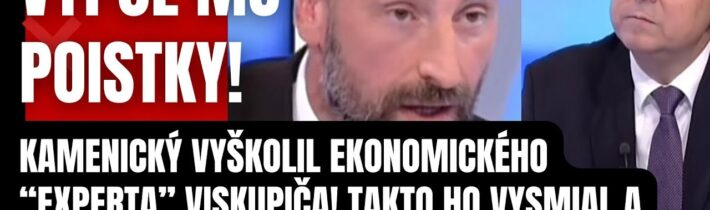 Hanba na 100 rokov! Kamenický učil počítať “experta” SAS Viskupiča! Takto ho vysmial vo vysielaní